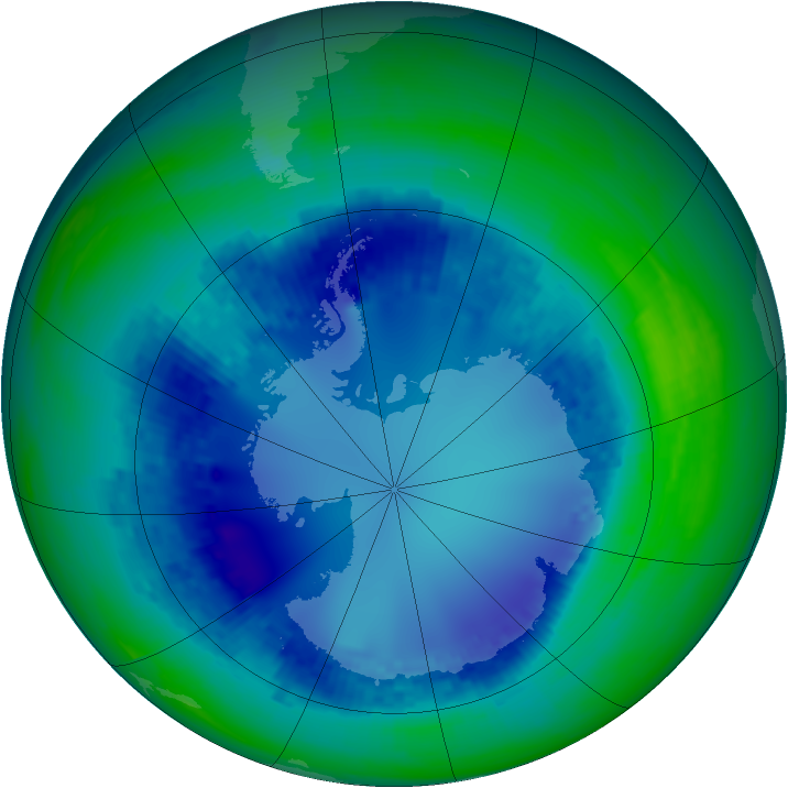 Ozone Map 2003-08-16